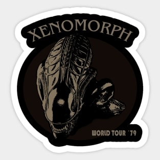 Aliens Xenomorph World Tour 1979 Sticker